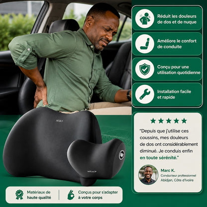 Coussin Confort+, Pour protéger votre nuque en voiture !