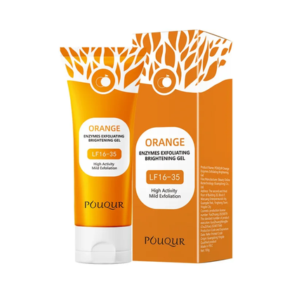 🍊 Gommage Éclat Orange 3-en-1 – Visage, Corps & Pieds