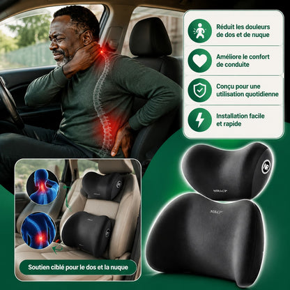 Coussin Confort+, Pour protéger votre nuque en voiture !