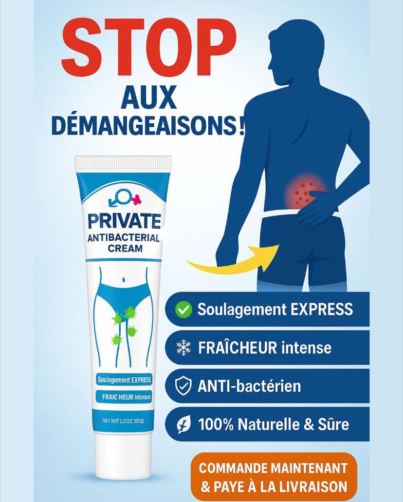 Crème anti-démangeaisons & Antibactérienne