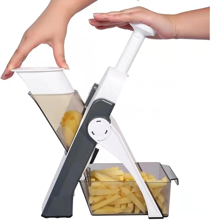 Coupe-légumes, Multifonction 4 en 1,  Anti-dérapant, Pliable