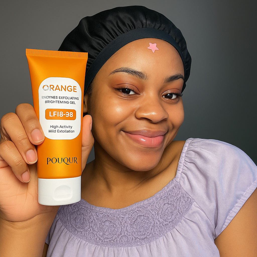 🍊 Gommage Éclat Orange 3-en-1 – Visage, Corps & Pieds