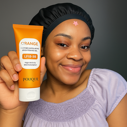 🍊 Gommage Éclat Orange 3-en-1 – Visage, Corps & Pieds