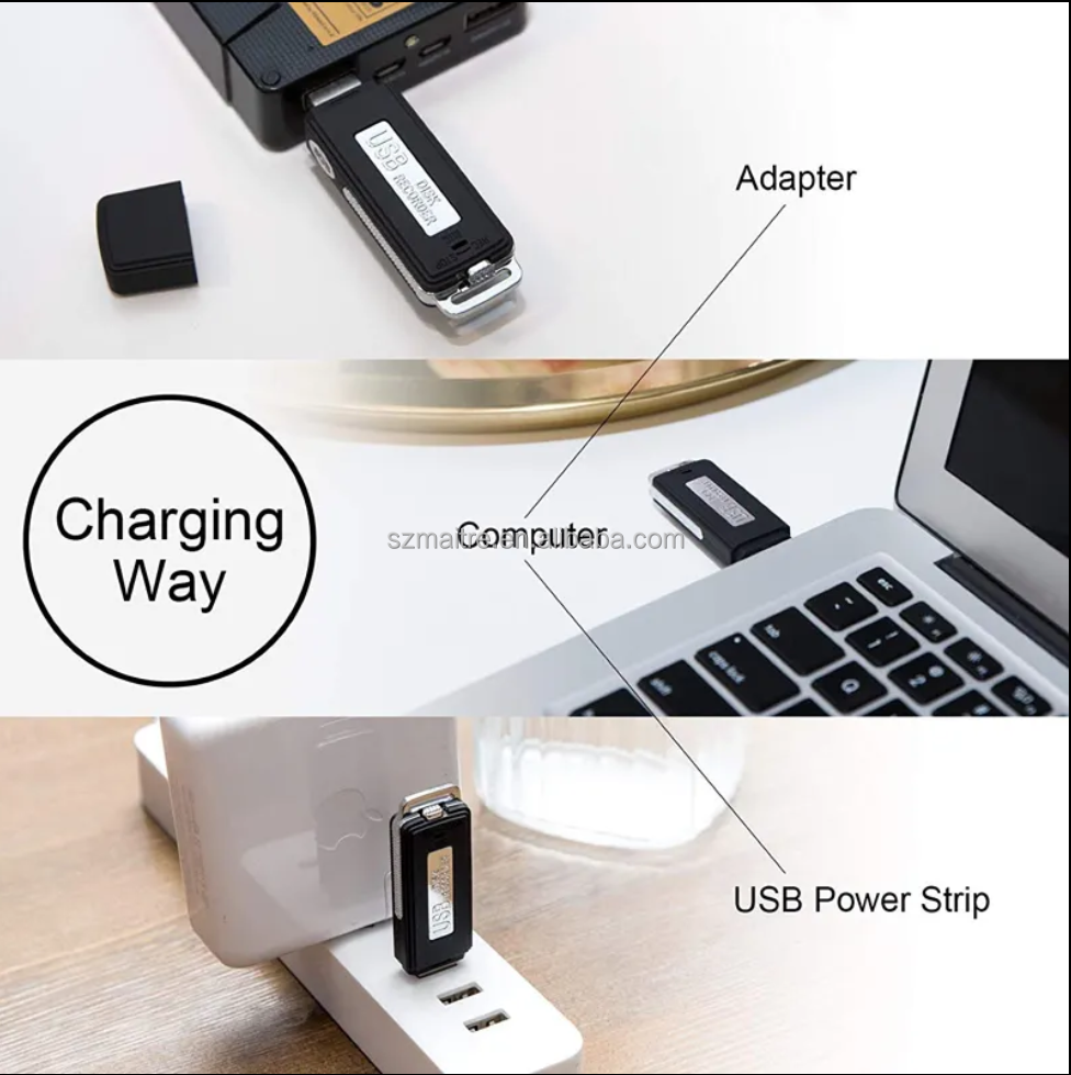 🎙️ Mini Enregistreur Vocal USB 48KHz