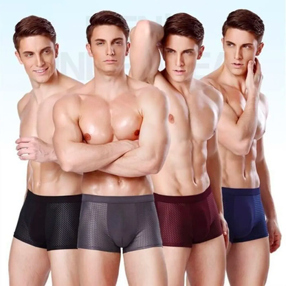 ❄️ Kit 4 Boxers Slip - Culotte en Fibre de Bambou