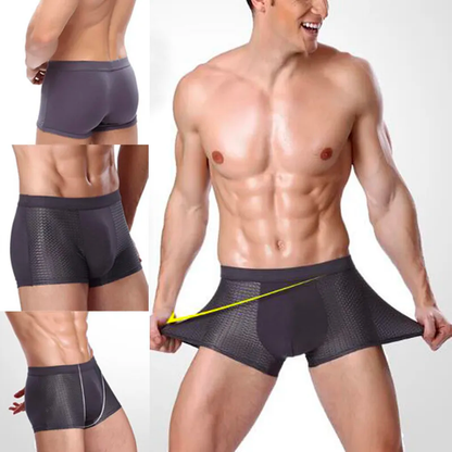 ❄️ Kit 4 Boxers Slip - Culotte en Fibre de Bambou