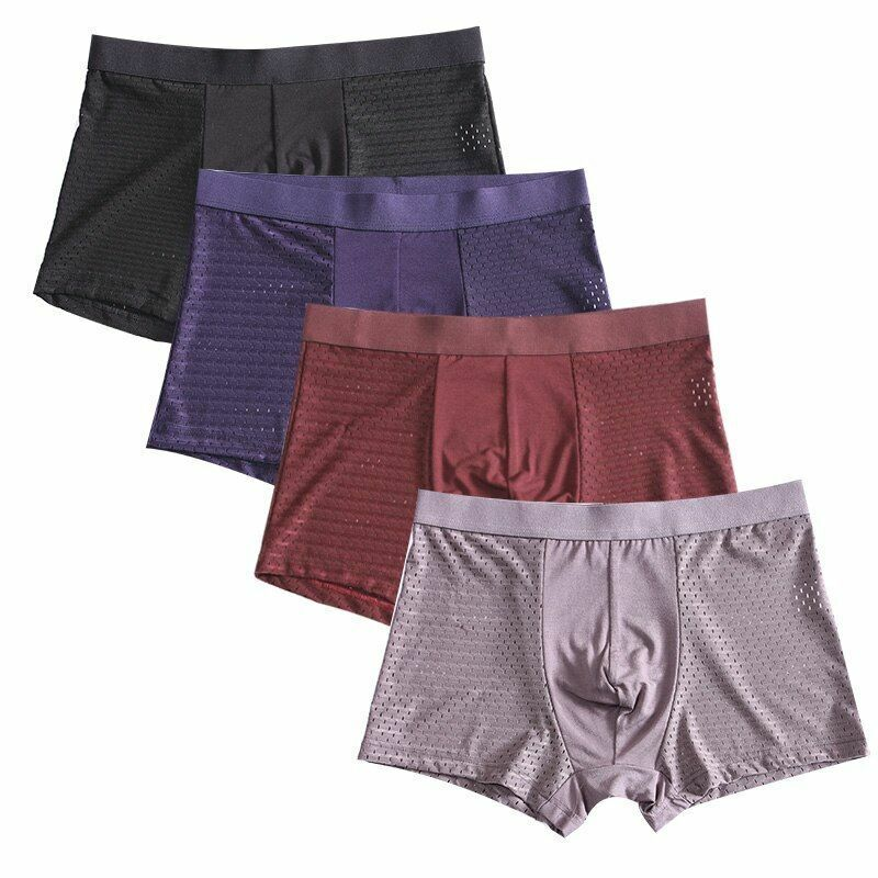 ❄️ Kit 4 Boxers Slip - Culotte en Fibre de Bambou