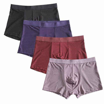 ❄️ Kit 4 Boxers Slip - Culotte en Fibre de Bambou