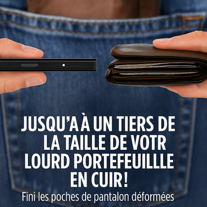 💼 Porte-cartes de visite en métal brossé — Élégance & professionnalisme