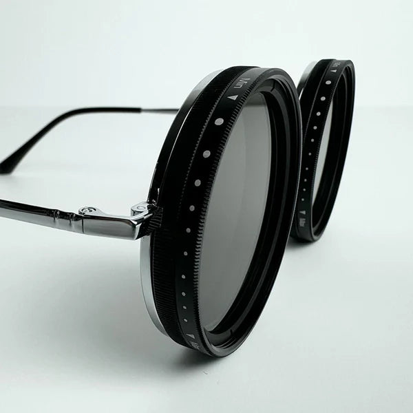 🕶️ Lunettes de Soleil Rotatives à Luminosité Réglable