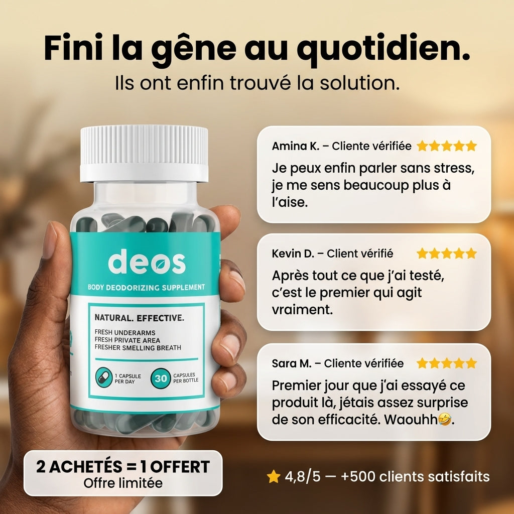 🌿 DEOS FRESH ( Dites adieu aux mauvaises odeurs )