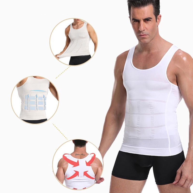 🔥 Redessinez Votre Silhouette Sans Effort avec le Gilet Gainant Homme SlimFit™